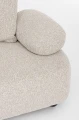 Sofa modułowa Iside z szezlongiem jasnobeżowa