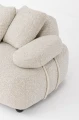 Sofa modułowa Iside z szezlongiem jasnobeżowa