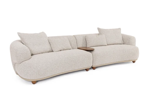 Sofa 4-osobowa Cheope jasnobeżowa