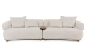 Sofa 4-osobowa Cheope jasnobeżowa