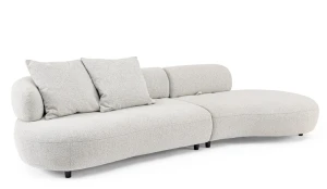 Sofa 4-osobowa Afrodite jasnoszara