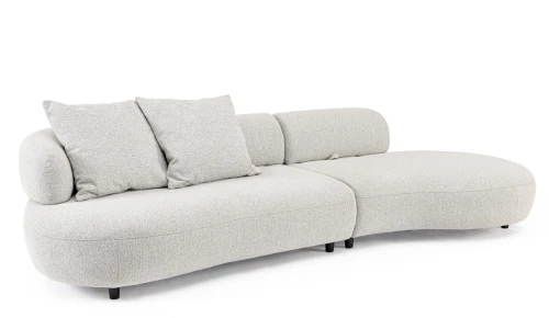 Sofa 4-osobowa Afrodite jasnoszara