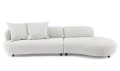 Sofa 4-osobowa Afrodite jasnoszara