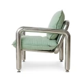 Fotel lounge Chrome miętowy