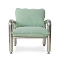 Fotel lounge Chrome miętowy