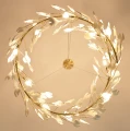 Lampa wisząca BOTANIKA 100 złoto-biała