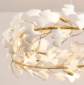 Lampa wisząca BOTANIKA 80 złoto-biała
