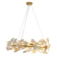 Lampa wisząca BOTANIKA 80 złoto-biała