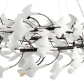 Lampa wisząca BOTANIKA 150 czarno-biała
