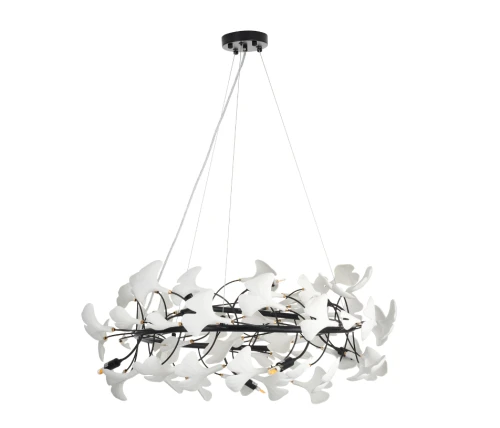 Lampa wisząca BOTANIKA 150 czarno-biała