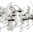 Lampa wisząca BOTANIKA 80 czarno-biała
