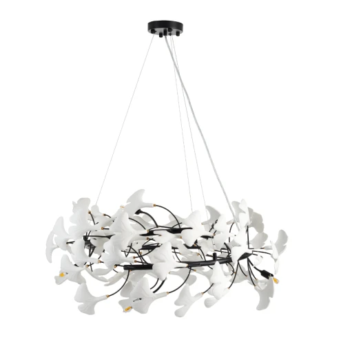 Lampa wisząca BOTANIKA 80 czarno-biała