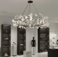 Lampa wisząca BOTANIKA 80 czarno-biała