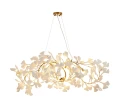 Lampa wisząca BOTANIKA 125 złoto-biała