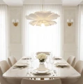 Lampa wisząca PEONY biała 50