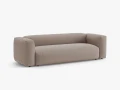 Sofa 3-osobowa Martina z funkcją spania tkanina strukturalna beżowa