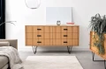 Komoda sideboard D-S13 sześcio-szufladowa fornir dąb