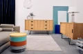 Komoda sideboard D-S13 sześcio-szufladowa fornir dąb