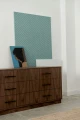 Komoda sideboard D-S13 sześcio-szufladowa fornir orzech amerykański
