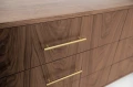 Komoda sideboard D-S13 sześcio-szufladowa fornir orzech amerykański