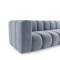 Modułowa sofa Berry Trio błękitny velvet