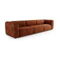 Klasyczna sofa 4-osobowa ruda Beta