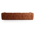 Klasyczna sofa 4-osobowa ruda Beta