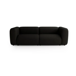 Klasyczna sofa 2-osobowa Beta czarny Boucle