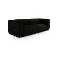 Klasyczna sofa 2-osobowa Beta czarny Boucle