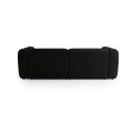 Klasyczna sofa 2-osobowa Beta czarny Boucle
