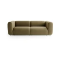 Klasyczna sofa 2-osobowa Beta oliwkowa velvet