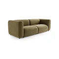 Klasyczna sofa 2-osobowa Beta oliwkowa velvet