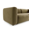 Klasyczna sofa 2-osobowa Beta oliwkowa velvet