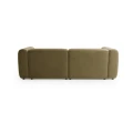 Klasyczna sofa 2-osobowa Beta oliwkowa velvet
