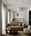 Klasyczna sofa 2-osobowa Beta oliwkowa velvet