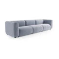 Klasyczna sofa 4-osobowa błękitna Beta