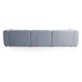 Klasyczna sofa 4-osobowa błękitna Beta