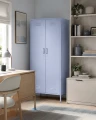Szafa metalowa Cambridge 2-drzwiowa – Industrialny błękit
