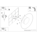Kinkiet ASTRO szałwiowy LED