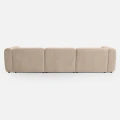 Klasyczna sofa 4-osobowa beżowa Beta