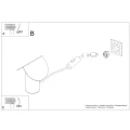 Lampa biurkowa BISCUIT czarna LED 3000K