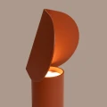 Lampa biurkowa BISCUIT ochra czerwona LED 3000K