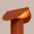Lampa biurkowa BISCUIT ochra czerwona LED 3000K