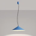 Lampa wisząca FINT błękitna LED