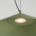Lampa wisząca FINT zielona oliwka LED 