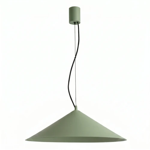 Lampa wisząca FINT zielona oliwka LED 