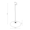 Lampa wisząca FINT zielona oliwka LED 