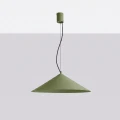 Lampa wisząca FINT zielona oliwka LED 