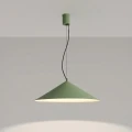 Lampa wisząca FINT zielona oliwka LED 