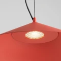 Lampa wisząca FINT czerwona LED